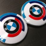 injection molded logo's bmw